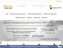 Tablet Screenshot of dislamp.com